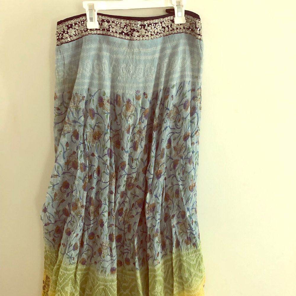 Beautiful hand beaded maxi skirt